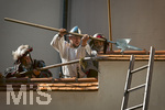 04.07.2026,  Frundsbergfest Mindelheim 2026, Historisches-Fest im Unterallgäu mit tausenden Mitwirkenden. Die Kreisstadt Mindelheim kehrt für eine Woche ins Mittelalter zurück und feiert ihre historische Geschichte.  Schauspiel MEHR SOLD MUSS HER am Stadtgraben, Landknechte stürmen die Mauern der Stadt. 