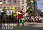04.07.2026,  Frundsbergfest Mindelheim 2026, Historisches-Fest im Unterallgäu mit tausenden Mitwirkenden. Die Kreisstadt Mindelheim kehrt für eine Woche ins Mittelalter zurück und feiert ihre historische Geschichte. Fahnenschwinger Mindelheim