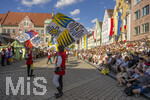 04.07.2026,  Frundsbergfest Mindelheim 2026, Historisches-Fest im Unterallgäu mit tausenden Mitwirkenden. Die Kreisstadt Mindelheim kehrt für eine Woche ins Mittelalter zurück und feiert ihre historische Geschichte. Fahnenschwinger Mindelheim