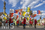 04.07.2026,  Frundsbergfest Mindelheim 2026, Historisches-Fest im Unterallgäu mit tausenden Mitwirkenden. Die Kreisstadt Mindelheim kehrt für eine Woche ins Mittelalter zurück und feiert ihre historische Geschichte. Fahnenschwinger Mindelheim