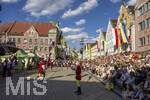04.07.2026,  Frundsbergfest Mindelheim 2026, Historisches-Fest im Unterallgäu mit tausenden Mitwirkenden. Die Kreisstadt Mindelheim kehrt für eine Woche ins Mittelalter zurück und feiert ihre historische Geschichte. Fahnenschwinger Mindelheim