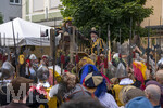 04.07.2026,  Frundsbergfest Mindelheim 2026, Historisches-Fest im Unterallgäu mit tausenden Mitwirkenden. Die Kreisstadt Mindelheim kehrt für eine Woche ins Mittelalter zurück und feiert ihre historische Geschichte. Malefizer Gefangen in der Stadtwache