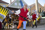 04.07.2026,  Frundsbergfest Mindelheim 2026, Historisches-Fest im Unterallgäu mit tausenden Mitwirkenden. Die Kreisstadt Mindelheim kehrt für eine Woche ins Mittelalter zurück und feiert ihre historische Geschichte. Fahnenschwinger Mindelheim