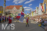 04.07.2026,  Frundsbergfest Mindelheim 2026, Historisches-Fest im Unterallgäu mit tausenden Mitwirkenden. Die Kreisstadt Mindelheim kehrt für eine Woche ins Mittelalter zurück und feiert ihre historische Geschichte. Fahnenschwinger Mindelheim