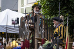 04.07.2026,  Frundsbergfest Mindelheim 2026, Historisches-Fest im Unterallgäu mit tausenden Mitwirkenden. Die Kreisstadt Mindelheim kehrt für eine Woche ins Mittelalter zurück und feiert ihre historische Geschichte. Malefizer Gefangen in der Stadtwache