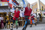 04.07.2026,  Frundsbergfest Mindelheim 2026, Historisches-Fest im Unterallgäu mit tausenden Mitwirkenden. Die Kreisstadt Mindelheim kehrt für eine Woche ins Mittelalter zurück und feiert ihre historische Geschichte. Fahnenschwinger Mindelheim
