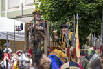 04.07.2026,  Frundsbergfest Mindelheim 2026, Historisches-Fest im Unterallgäu mit tausenden Mitwirkenden. Die Kreisstadt Mindelheim kehrt für eine Woche ins Mittelalter zurück und feiert ihre historische Geschichte. Malefizer Gefangen in der Stadtwache