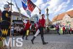 04.07.2026,  Frundsbergfest Mindelheim 2026, Historisches-Fest im Unterallgäu mit tausenden Mitwirkenden. Die Kreisstadt Mindelheim kehrt für eine Woche ins Mittelalter zurück und feiert ihre historische Geschichte. Fahnenschwinger Mindelheim