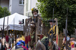04.07.2026,  Frundsbergfest Mindelheim 2026, Historisches-Fest im Unterallgäu mit tausenden Mitwirkenden. Die Kreisstadt Mindelheim kehrt für eine Woche ins Mittelalter zurück und feiert ihre historische Geschichte. Malefizer Gefangen in der Stadtwache