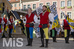 04.07.2026,  Frundsbergfest Mindelheim 2026, Historisches-Fest im Unterallgäu mit tausenden Mitwirkenden. Die Kreisstadt Mindelheim kehrt für eine Woche ins Mittelalter zurück und feiert ihre historische Geschichte. Fahnenschwinger Mindelheim