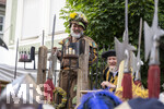 04.07.2026,  Frundsbergfest Mindelheim 2026, Historisches-Fest im Unterallgäu mit tausenden Mitwirkenden. Die Kreisstadt Mindelheim kehrt für eine Woche ins Mittelalter zurück und feiert ihre historische Geschichte. Malefizer Gefangen in der Stadtwache