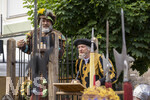 04.07.2026,  Frundsbergfest Mindelheim 2026, Historisches-Fest im Unterallgäu mit tausenden Mitwirkenden. Die Kreisstadt Mindelheim kehrt für eine Woche ins Mittelalter zurück und feiert ihre historische Geschichte. Malefizer Gefangen in der Stadtwache