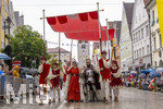 05.07.2026,  Frundsbergfest Mindelheim 2026, Historisches-Fest im Unterallgäu mit tausenden Mitwirkenden. Die Kreisstadt Mindelheim kehrt für eine Woche ins Mittelalter zurück um ihre historische Geschichte zu feiern. Historischer Festzug am Sonntag 5.7.2026 durch die Maximilianstrasse,  