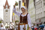 05.07.2026,  Frundsbergfest Mindelheim 2026, Historisches-Fest im Unterallgäu mit tausenden Mitwirkenden. Die Kreisstadt Mindelheim kehrt für eine Woche ins Mittelalter zurück um ihre historische Geschichte zu feiern. Historischer Festzug am Sonntag 5.7.2026 durch die Maximilianstrasse,  