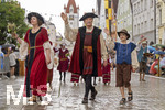 05.07.2026,  Frundsbergfest Mindelheim 2026, Historisches-Fest im Unterallgäu mit tausenden Mitwirkenden. Die Kreisstadt Mindelheim kehrt für eine Woche ins Mittelalter zurück um ihre historische Geschichte zu feiern. Historischer Festzug am Sonntag 5.7.2026 durch die Maximilianstrasse,  