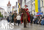 05.07.2026,  Frundsbergfest Mindelheim 2026, Historisches-Fest im Unterallgäu mit tausenden Mitwirkenden. Die Kreisstadt Mindelheim kehrt für eine Woche ins Mittelalter zurück um ihre historische Geschichte zu feiern. Historischer Festzug am Sonntag 5.7.2026 durch die Maximilianstrasse,  