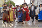 05.07.2026,  Frundsbergfest Mindelheim 2026, Historisches-Fest im Unterallgäu mit tausenden Mitwirkenden. Die Kreisstadt Mindelheim kehrt für eine Woche ins Mittelalter zurück um ihre historische Geschichte zu feiern. Historischer Festzug am Sonntag 5.7.2026 durch die Maximilianstrasse,  