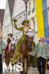 05.07.2026,  Frundsbergfest Mindelheim 2026, Historisches-Fest im Unterallgäu mit tausenden Mitwirkenden. Die Kreisstadt Mindelheim kehrt für eine Woche ins Mittelalter zurück um ihre historische Geschichte zu feiern. Historischer Festzug am Sonntag 5.7.2026 durch die Maximilianstrasse,  