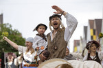 05.07.2026,  Frundsbergfest Mindelheim 2026, Historisches-Fest im Unterallgäu mit tausenden Mitwirkenden. Die Kreisstadt Mindelheim kehrt für eine Woche ins Mittelalter zurück um ihre historische Geschichte zu feiern. Historischer Festzug am Sonntag 5.7.2026 durch die Maximilianstrasse,  