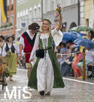 05.07.2026,  Frundsbergfest Mindelheim 2026, Historisches-Fest im Unterallgäu mit tausenden Mitwirkenden. Die Kreisstadt Mindelheim kehrt für eine Woche ins Mittelalter zurück um ihre historische Geschichte zu feiern. Historischer Festzug am Sonntag 5.7.2026 durch die Maximilianstrasse,  