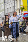 05.07.2026,  Frundsbergfest Mindelheim 2026, Historisches-Fest im Unterallgäu mit tausenden Mitwirkenden. Die Kreisstadt Mindelheim kehrt für eine Woche ins Mittelalter zurück um ihre historische Geschichte zu feiern. Historischer Festzug am Sonntag 5.7.2026 durch die Maximilianstrasse,  