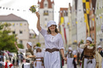 05.07.2026,  Frundsbergfest Mindelheim 2026, Historisches-Fest im Unterallgäu mit tausenden Mitwirkenden. Die Kreisstadt Mindelheim kehrt für eine Woche ins Mittelalter zurück um ihre historische Geschichte zu feiern. Historischer Festzug am Sonntag 5.7.2026 durch die Maximilianstrasse,  