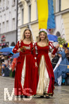 05.07.2026,  Frundsbergfest Mindelheim 2026, Historisches-Fest im Unterallgäu mit tausenden Mitwirkenden. Die Kreisstadt Mindelheim kehrt für eine Woche ins Mittelalter zurück um ihre historische Geschichte zu feiern. Historischer Festzug am Sonntag 5.7.2026 durch die Maximilianstrasse,  