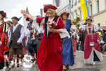 05.07.2026,  Frundsbergfest Mindelheim 2026, Historisches-Fest im Unterallgäu mit tausenden Mitwirkenden. Die Kreisstadt Mindelheim kehrt für eine Woche ins Mittelalter zurück um ihre historische Geschichte zu feiern. Historischer Festzug am Sonntag 5.7.2026 durch die Maximilianstrasse,  