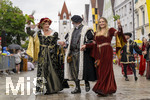 05.07.2026,  Frundsbergfest Mindelheim 2026, Historisches-Fest im Unterallgäu mit tausenden Mitwirkenden. Die Kreisstadt Mindelheim kehrt für eine Woche ins Mittelalter zurück um ihre historische Geschichte zu feiern. Historischer Festzug am Sonntag 5.7.2026 durch die Maximilianstrasse,  