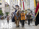 05.07.2026,  Frundsbergfest Mindelheim 2026, Historisches-Fest im Unterallgäu mit tausenden Mitwirkenden. Die Kreisstadt Mindelheim kehrt für eine Woche ins Mittelalter zurück um ihre historische Geschichte zu feiern. Historischer Festzug am Sonntag 5.7.2026 durch die Maximilianstrasse,  