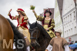 05.07.2026,  Frundsbergfest Mindelheim 2026, Historisches-Fest im Unterallgäu mit tausenden Mitwirkenden. Die Kreisstadt Mindelheim kehrt für eine Woche ins Mittelalter zurück um ihre historische Geschichte zu feiern. Historischer Festzug am Sonntag 5.7.2026 durch die Maximilianstrasse,  