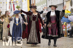 05.07.2026,  Frundsbergfest Mindelheim 2026, Historisches-Fest im Unterallgäu mit tausenden Mitwirkenden. Die Kreisstadt Mindelheim kehrt für eine Woche ins Mittelalter zurück um ihre historische Geschichte zu feiern. Historischer Festzug am Sonntag 5.7.2026 durch die Maximilianstrasse,  
