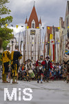 05.07.2026,  Frundsbergfest Mindelheim 2026, Historisches-Fest im Unterallgäu mit tausenden Mitwirkenden. Die Kreisstadt Mindelheim kehrt für eine Woche ins Mittelalter zurück um ihre historische Geschichte zu feiern. Historischer Festzug am Sonntag 5.7.2026 durch die Maximilianstrasse,  