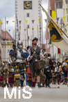 05.07.2026,  Frundsbergfest Mindelheim 2026, Historisches-Fest im Unterallgäu mit tausenden Mitwirkenden. Die Kreisstadt Mindelheim kehrt für eine Woche ins Mittelalter zurück um ihre historische Geschichte zu feiern. Historischer Festzug am Sonntag 5.7.2026 durch die Maximilianstrasse,  