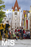 05.07.2026,  Frundsbergfest Mindelheim 2026, Historisches-Fest im Unterallgäu mit tausenden Mitwirkenden. Die Kreisstadt Mindelheim kehrt für eine Woche ins Mittelalter zurück um ihre historische Geschichte zu feiern. Historischer Festzug am Sonntag 5.7.2026 durch die Maximilianstrasse,  