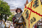 05.07.2026,  Frundsbergfest Mindelheim 2026, Historisches-Fest im Unterallgäu mit tausenden Mitwirkenden. Die Kreisstadt Mindelheim kehrt für eine Woche ins Mittelalter zurück um ihre historische Geschichte zu feiern. Historischer Festzug am Sonntag 5.7.2026 durch die Maximilianstrasse,  