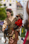 05.07.2026,  Frundsbergfest Mindelheim 2026, Historisches-Fest im Unterallgäu mit tausenden Mitwirkenden. Die Kreisstadt Mindelheim kehrt für eine Woche ins Mittelalter zurück um ihre historische Geschichte zu feiern. Historischer Festzug am Sonntag 5.7.2026 durch die Maximilianstrasse,  