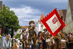 05.07.2026,  Frundsbergfest Mindelheim 2026, Historisches-Fest im Unterallgäu mit tausenden Mitwirkenden. Die Kreisstadt Mindelheim kehrt für eine Woche ins Mittelalter zurück um ihre historische Geschichte zu feiern. Historischer Festzug am Sonntag 5.7.2026 durch die Maximilianstrasse,  