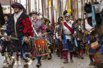 05.07.2026,  Frundsbergfest Mindelheim 2026, Historisches-Fest im Unterallgäu mit tausenden Mitwirkenden. Die Kreisstadt Mindelheim kehrt für eine Woche ins Mittelalter zurück um ihre historische Geschichte zu feiern. Historischer Festzug am Sonntag 5.7.2026 durch die Maximilianstrasse,  