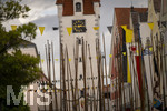 05.07.2026,  Frundsbergfest Mindelheim 2026, Historisches-Fest im Unterallgäu mit tausenden Mitwirkenden. Die Kreisstadt Mindelheim kehrt für eine Woche ins Mittelalter zurück um ihre historische Geschichte zu feiern. Historischer Festzug am Sonntag 5.7.2026 durch die Maximilianstrasse,  