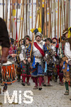 05.07.2026,  Frundsbergfest Mindelheim 2026, Historisches-Fest im Unterallgäu mit tausenden Mitwirkenden. Die Kreisstadt Mindelheim kehrt für eine Woche ins Mittelalter zurück um ihre historische Geschichte zu feiern. Historischer Festzug am Sonntag 5.7.2026 durch die Maximilianstrasse,  