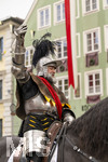05.07.2026,  Frundsbergfest Mindelheim 2026, Historisches-Fest im Unterallgäu mit tausenden Mitwirkenden. Die Kreisstadt Mindelheim kehrt für eine Woche ins Mittelalter zurück um ihre historische Geschichte zu feiern. Historischer Festzug am Sonntag 5.7.2026 durch die Maximilianstrasse,  