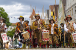 05.07.2026,  Frundsbergfest Mindelheim 2026, Historisches-Fest im Unterallgäu mit tausenden Mitwirkenden. Die Kreisstadt Mindelheim kehrt für eine Woche ins Mittelalter zurück um ihre historische Geschichte zu feiern. Historischer Festzug am Sonntag 5.7.2026 durch die Maximilianstrasse,  