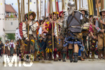 05.07.2026,  Frundsbergfest Mindelheim 2026, Historisches-Fest im Unterallgäu mit tausenden Mitwirkenden. Die Kreisstadt Mindelheim kehrt für eine Woche ins Mittelalter zurück um ihre historische Geschichte zu feiern. Historischer Festzug am Sonntag 5.7.2026 durch die Maximilianstrasse,  