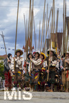 05.07.2026,  Frundsbergfest Mindelheim 2026, Historisches-Fest im Unterallgäu mit tausenden Mitwirkenden. Die Kreisstadt Mindelheim kehrt für eine Woche ins Mittelalter zurück um ihre historische Geschichte zu feiern. Historischer Festzug am Sonntag 5.7.2026 durch die Maximilianstrasse,  