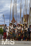 05.07.2026,  Frundsbergfest Mindelheim 2026, Historisches-Fest im Unterallgäu mit tausenden Mitwirkenden. Die Kreisstadt Mindelheim kehrt für eine Woche ins Mittelalter zurück um ihre historische Geschichte zu feiern. Historischer Festzug am Sonntag 5.7.2026 durch die Maximilianstrasse,  