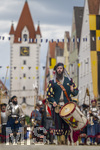 05.07.2026,  Frundsbergfest Mindelheim 2026, Historisches-Fest im Unterallgäu mit tausenden Mitwirkenden. Die Kreisstadt Mindelheim kehrt für eine Woche ins Mittelalter zurück um ihre historische Geschichte zu feiern. Historischer Festzug am Sonntag 5.7.2026 durch die Maximilianstrasse,  