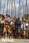 05.07.2026,  Frundsbergfest Mindelheim 2026, Historisches-Fest im Unterallgäu mit tausenden Mitwirkenden. Die Kreisstadt Mindelheim kehrt für eine Woche ins Mittelalter zurück um ihre historische Geschichte zu feiern. Historischer Festzug am Sonntag 5.7.2026 durch die Maximilianstrasse,  