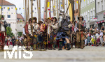05.07.2026,  Frundsbergfest Mindelheim 2026, Historisches-Fest im Unterallgäu mit tausenden Mitwirkenden. Die Kreisstadt Mindelheim kehrt für eine Woche ins Mittelalter zurück um ihre historische Geschichte zu feiern. Historischer Festzug am Sonntag 5.7.2026 durch die Maximilianstrasse,  
