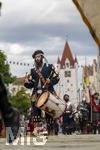 05.07.2026,  Frundsbergfest Mindelheim 2026, Historisches-Fest im Unterallgäu mit tausenden Mitwirkenden. Die Kreisstadt Mindelheim kehrt für eine Woche ins Mittelalter zurück um ihre historische Geschichte zu feiern. Historischer Festzug am Sonntag 5.7.2026 durch die Maximilianstrasse,  